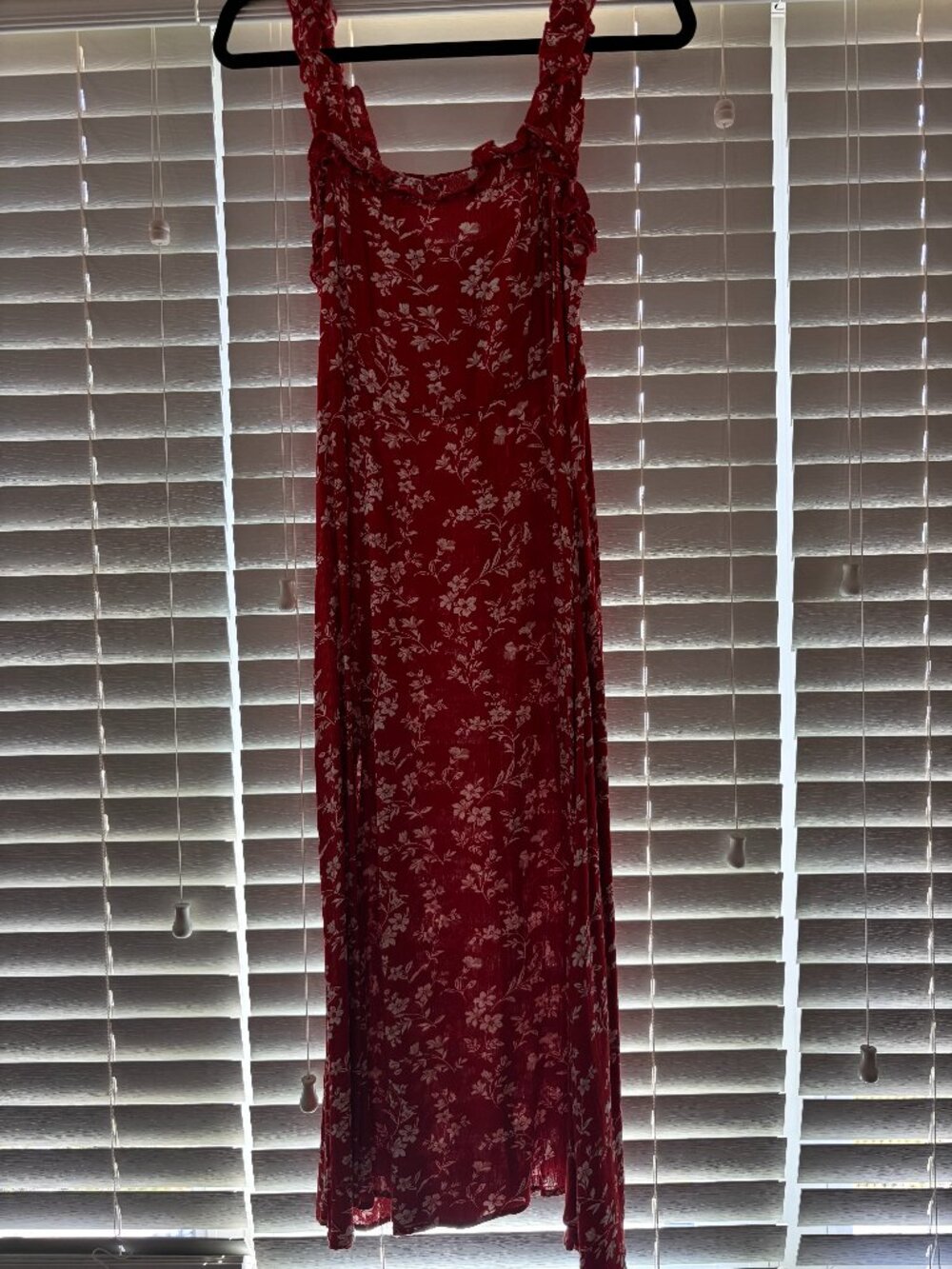 Lulus - Orange and white floral dress - Size S